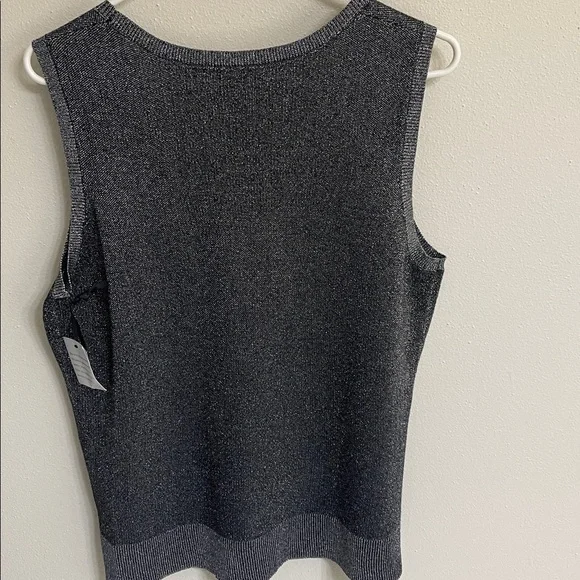 Glitter knit shell. - Picture 3 of 3